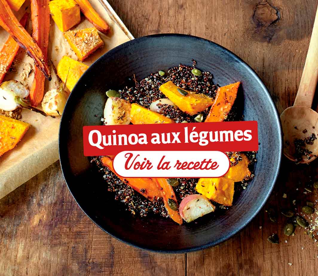 Recette-ingrédients-quinoa-aux-legumes Page de contenu