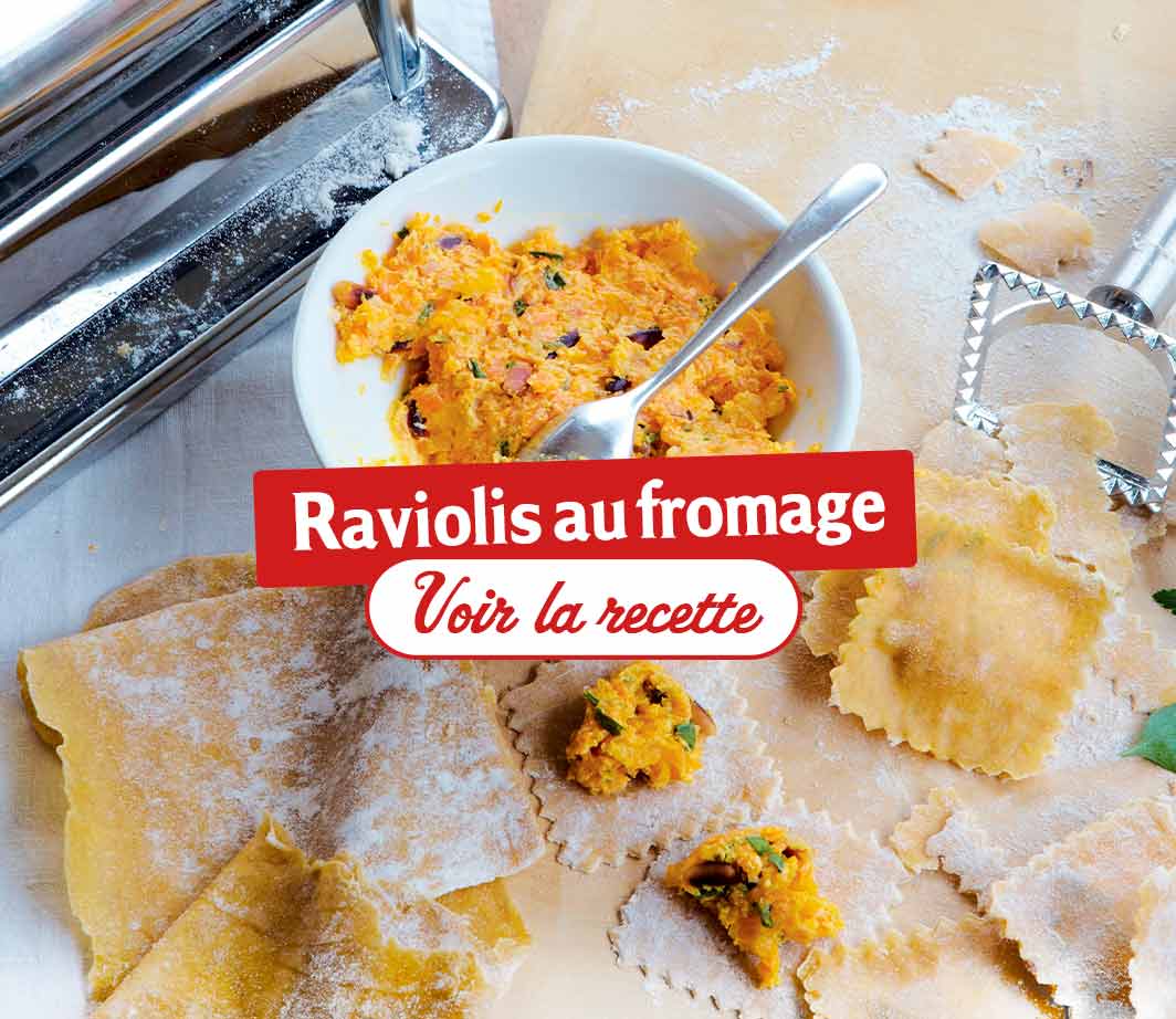 Recette-ingrédients-raviolis-fromage Page de contenu