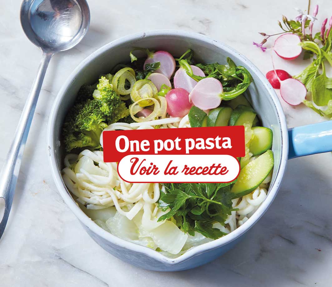 Recette-ingrédients-one-pot-pasta Page de contenu