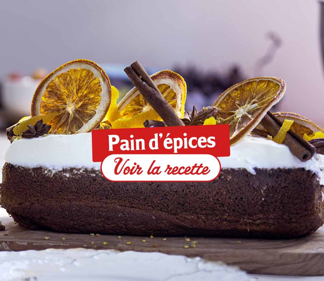 Recette-ingrédients-pain-épices Page de contenu