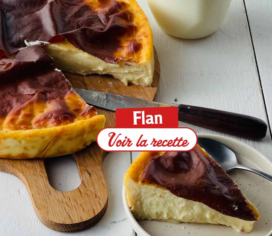 Recette-ingrédients-flan Page de contenu