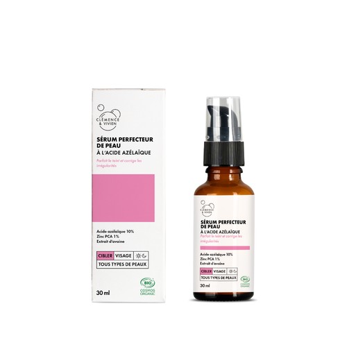 Clémence & Vivien Sérum Eclat Illuminant Purifiant Acide Azélaïque 10% 30ml