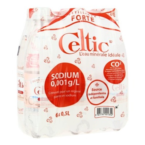 Celtic Eau Minérale Pétillante Forte Le pack 6x50cl