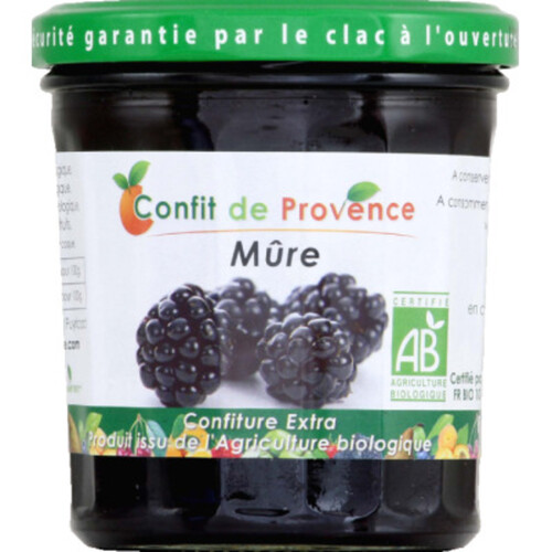 Confit de provence Confiture mûre extra 370g