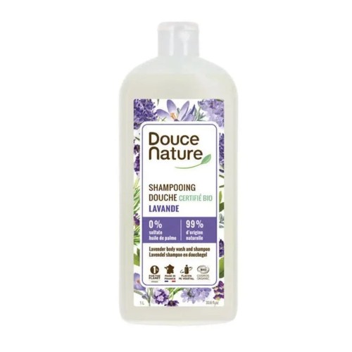 Douce Nature Shampoing Douche Lavande 1L