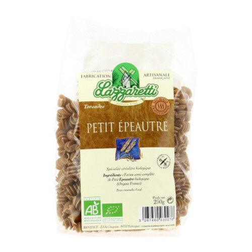 Lazzaretti Torsades Petit Epautre de Provence Bio 250g