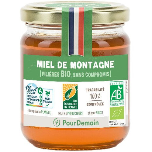 Pour Demain Miel de montagne Bio 250g