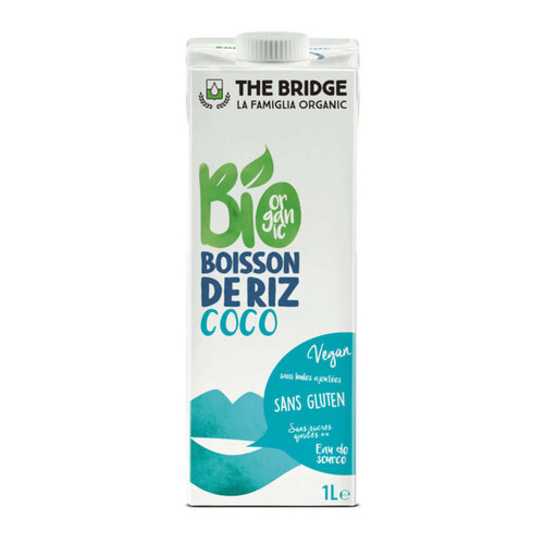 The Bridge Boisson Au Riz Rice Drink Coco 1L Bio