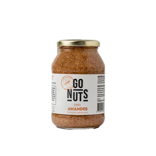 Go Nuts Purée d'amandes complètes toastées Bio 500g