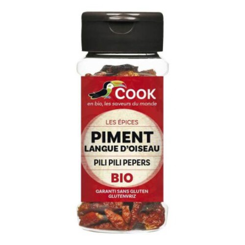 Cook Piment Langue D'Oiseau Pili Pili 20G Bio