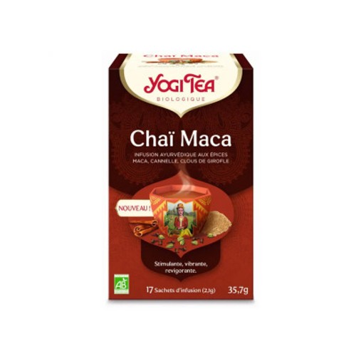 Yogi Tea Infusion Chaï Maca x17 Sachets - 35,7g