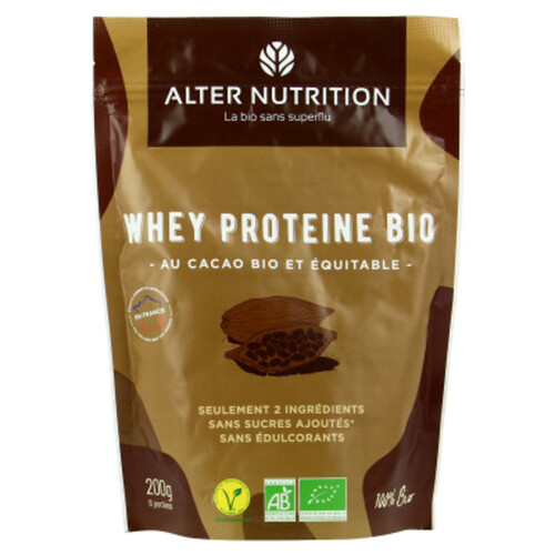 Alter Nutrition Whey Protéine Cacao 200g