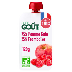 Compote pomme gala BIO, 120g