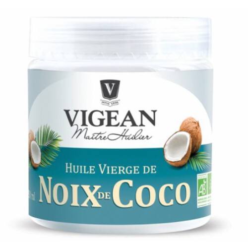 Vigean Huile Vierge De Noix De Coco Bio 250ml