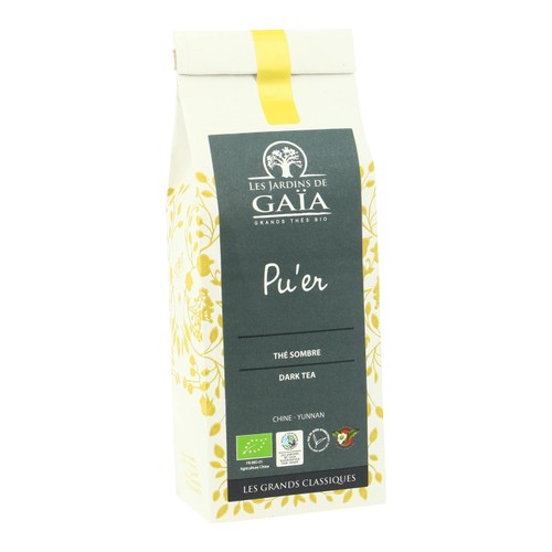 Les Jardins de Gaia Thé Sombre Pu'Er 100g