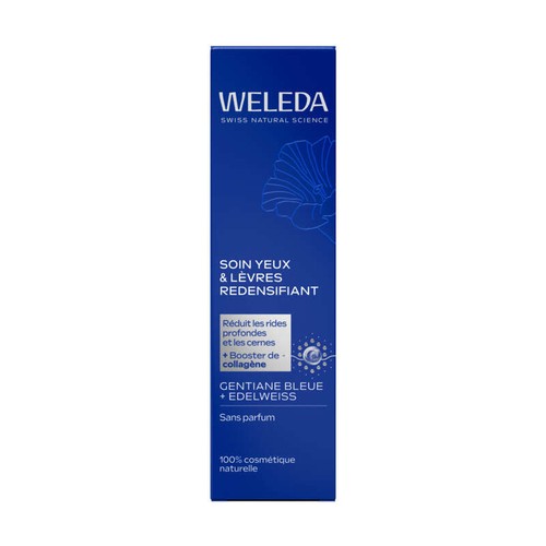 Weleda Gentiane blue Soin Yeux & Lèvres redensifiant 10ml