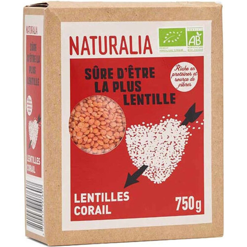 Naturalia Lentilles Corail 750g