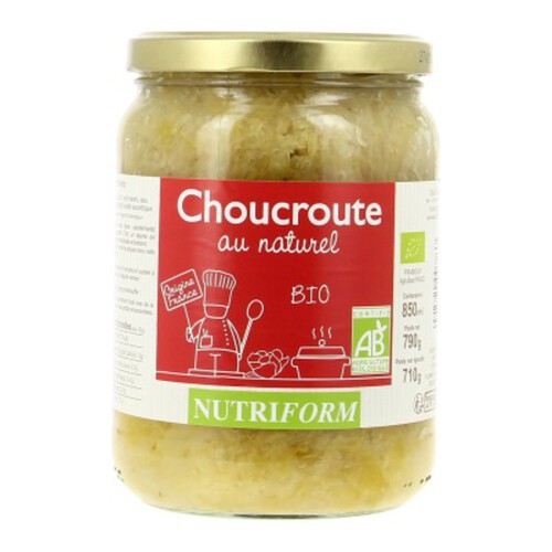 Nutriform Choucroute Bio 790g