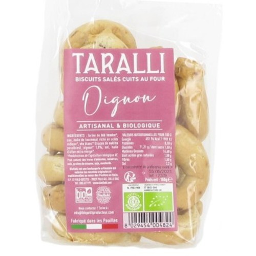 Taralli Oignon Bio 150g