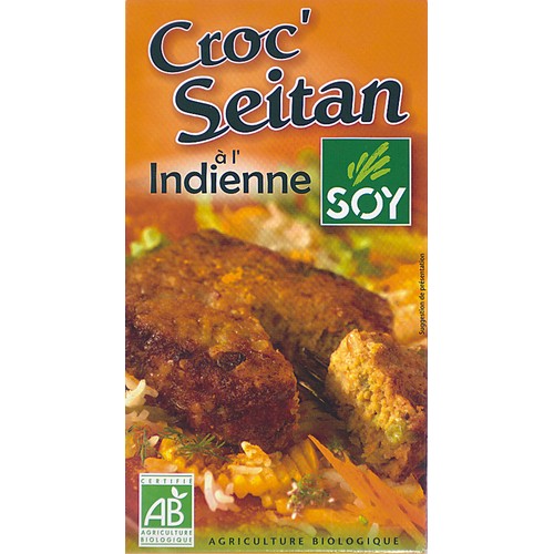 Soy Croc Seitan à l'Indienne 2x100g