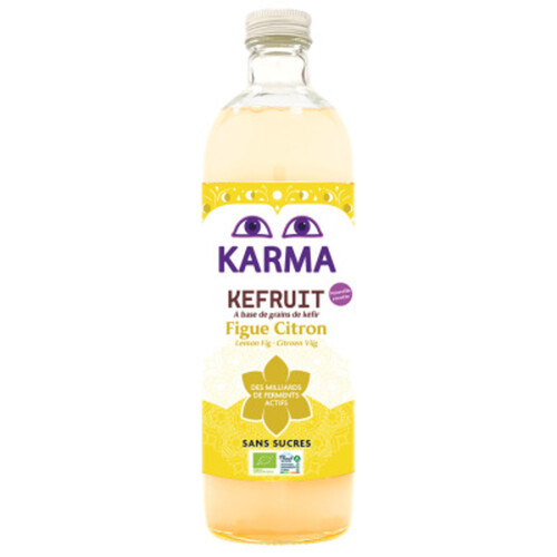 Karma Kefruit à base de graines de Kéfir figue & Citron 75cl