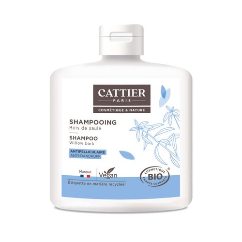 Cattier Shampooing Bois De Saule - Antipelliculaire - 250ml