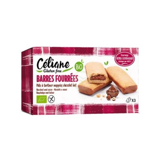 Céliane Gluten Free Barres Fourrées Pâte à Tartiner 185g