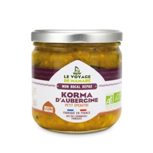 Le Voyage de Mamabé Korma d'Aubergine 330g