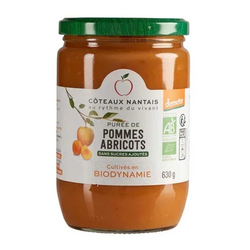 Coteaux Nantais Purée pommes abricots Bio 630g