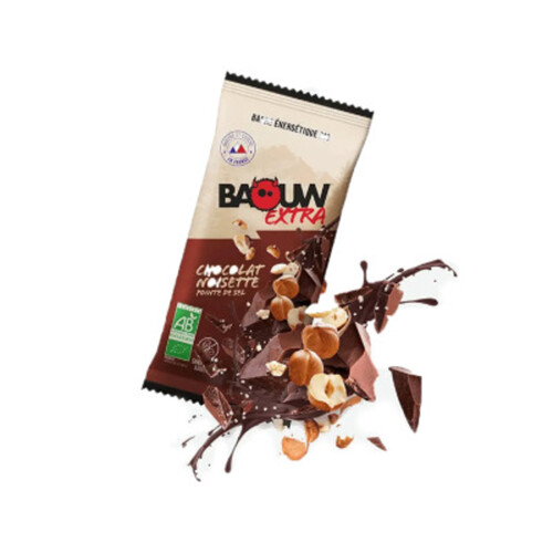 Baouw Extra Barre Chocolat Noisettes 50g