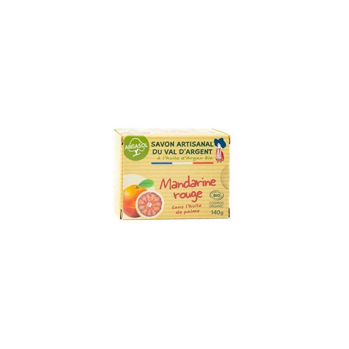 Argasol Savon Artisanal Mandarine Rouge Bio Argasol 140G