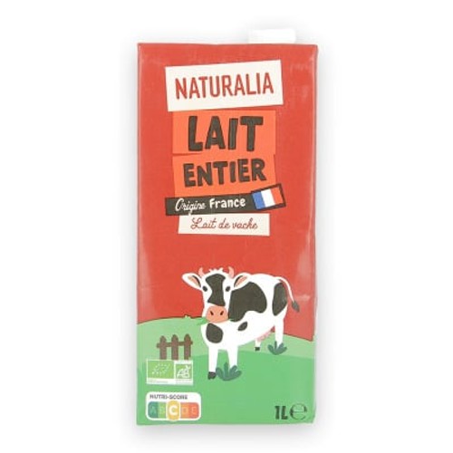 Naturalia Lait Entier 1L