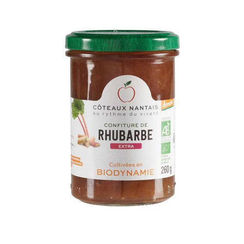 Les Coteaux Nantais Confiture de rhubarbe 260g