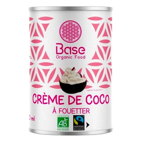 Base Organic Food Crème Coco à Fouetter Bio 400ml