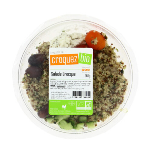 Croquez bio Salade Grecque 260g