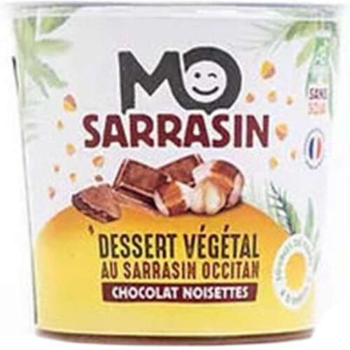Mo Sarrasin Dessert Végétal au Sarrasin Occitan Chocolat Noisettes 350g