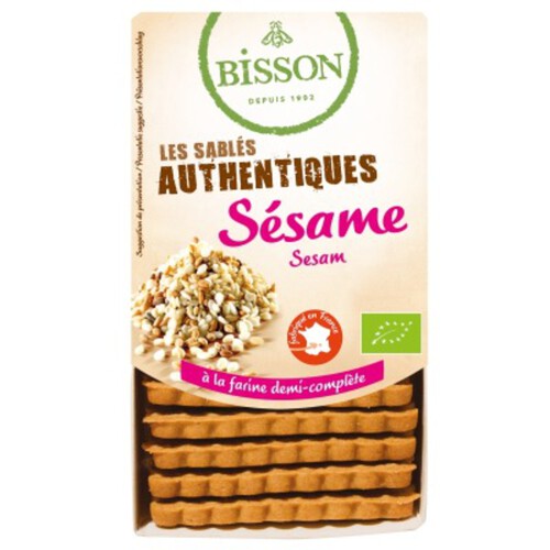 Bisson Biscuits Sablé Sésame Bio 175Gg