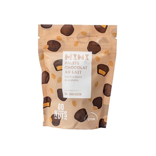 Go Nuts Mini Palets Chocolat au Lait 120g