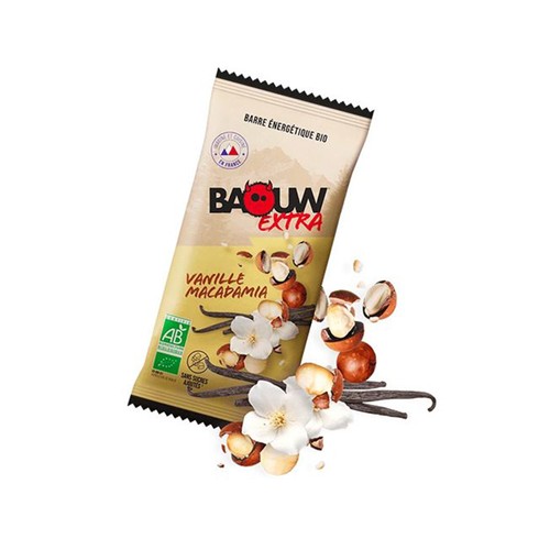 Baouw Extra Barre Vanille Macadamia 50g