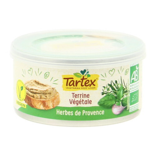 Tartex Terrine Végétale Aux Herbes De Provence Bio 125g