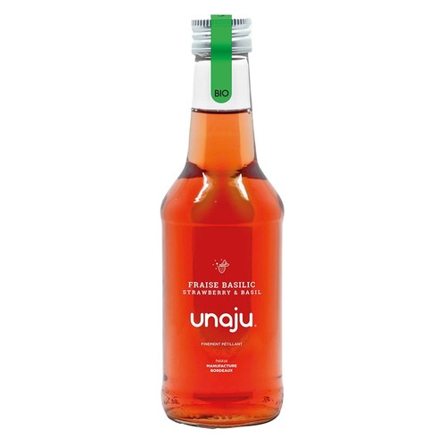 Unaju de Fraise Basilic Bio 25cl