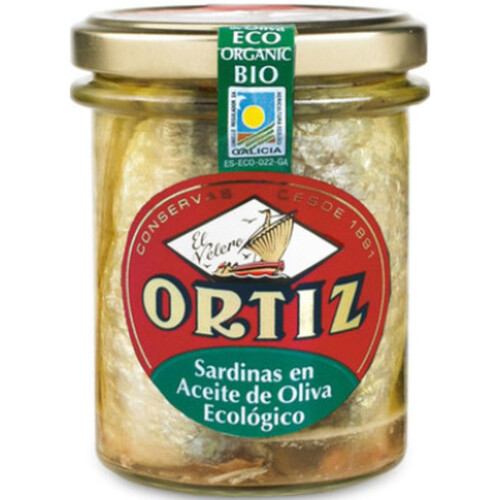 Ortiz Sardines À L'Huile D'Olive Bio140G