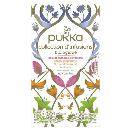 Pukka Infusions Herbal Collection Bio 20 sachets 34g