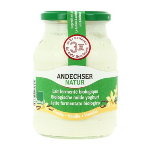 Andechser Yaourt Vanille Format Xxl Bio 500g