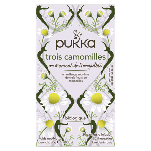 Achetez Pukka Infusion de camomille, vanille & miel de manuka bio (20  sachets)