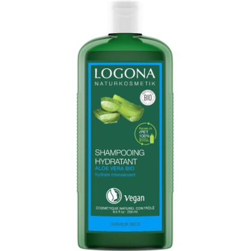 Logona Shampoing Hydratant À L'Aloe Vera Bio 250ml
