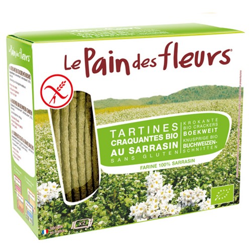 Le Pain Des Fleurs Tartines Craquantes Au Sarrasin Bio 150g