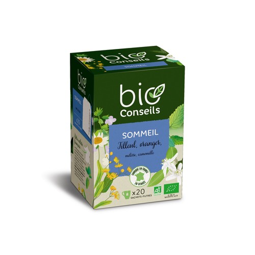 Bioconseils Infusion Sommeil Tilleul & Oranger - 20 Sachet Bio