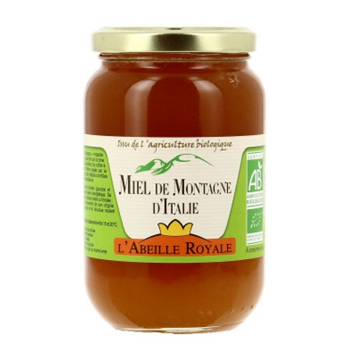 Abeille Royale Miel de montagne Espagne Bio 500g