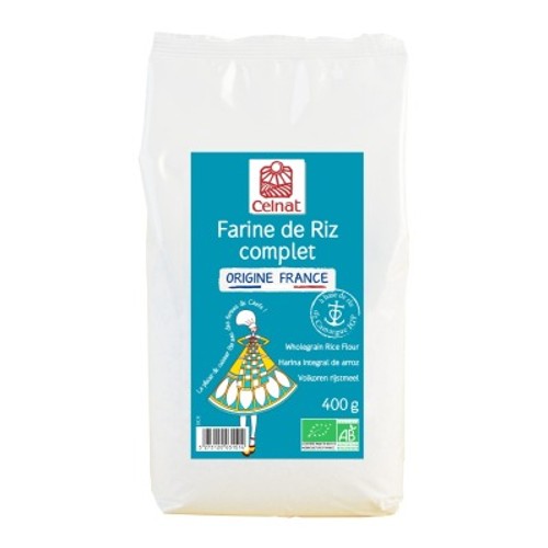 Celnat Farine de Riz Complet Bio 400g
